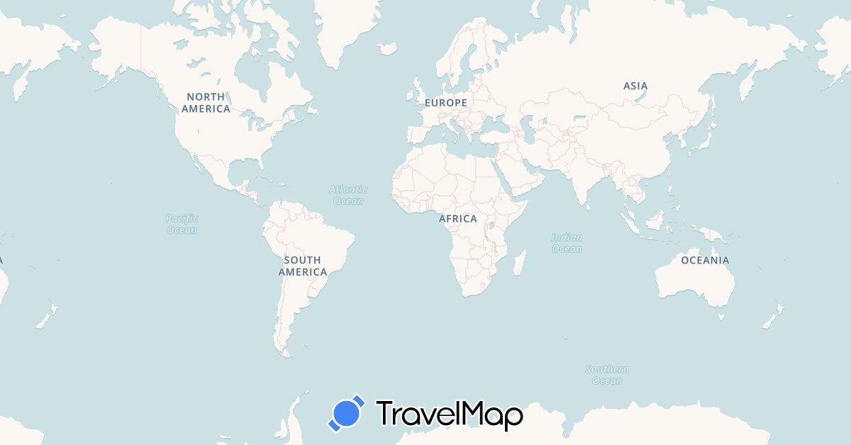 TravelMap itinerary: driving, cycling, train, boat in Albania, Austria, Bosnia and Herzegovina, Belgium, Switzerland, Germany, Denmark, France, Guernsey, Greece, Croatia, Italy, Liechtenstein, Monaco, Montenegro, Macedonia, Netherlands, Norway, Slovenia (Europe)
